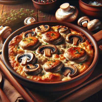 Image of Scalloped Mushrooms Ala Jeff