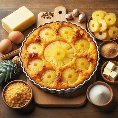 Image of Scalloped Pineapple Casserole