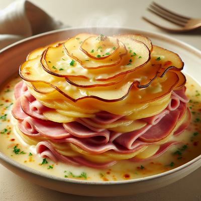 Image of Scalloped Potatoes and Ham Pioneer Woman