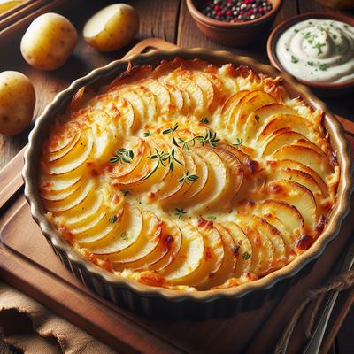 Image of Scalloped Potatoes Done in the Microwave