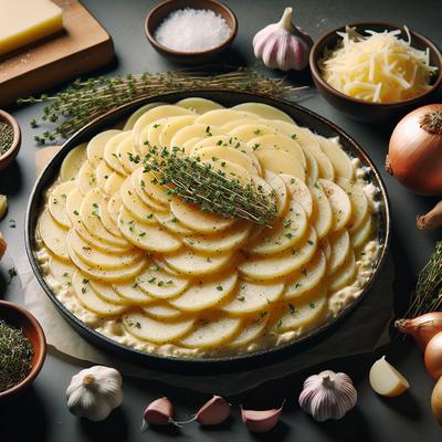 Image of Scalloped Potatoes on the Stovetop