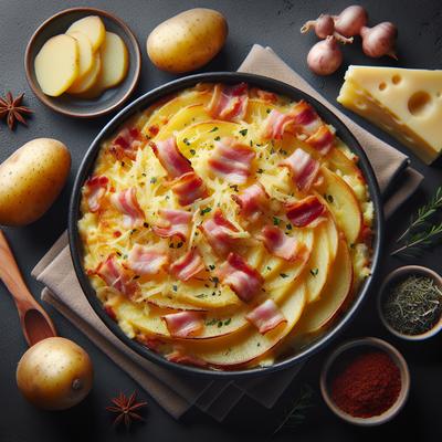 Image of Scalloped Potatoes with Canadian Bacon