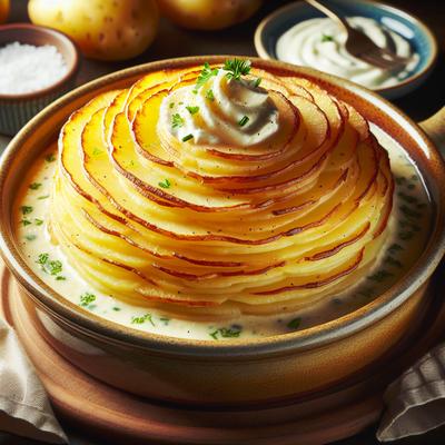 Image of Scalloped Potatoes with Cream