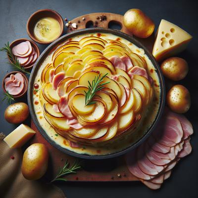 Image of Scalloped Potatoes with Ham