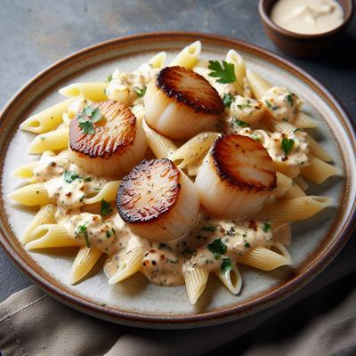Image of Scallops Alfredo