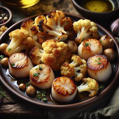 Image of Scallops and Cauliflower