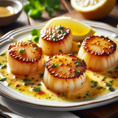 Image of Scallops Dijon