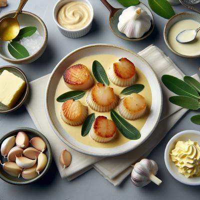 Image of Scallops in Sage Cream