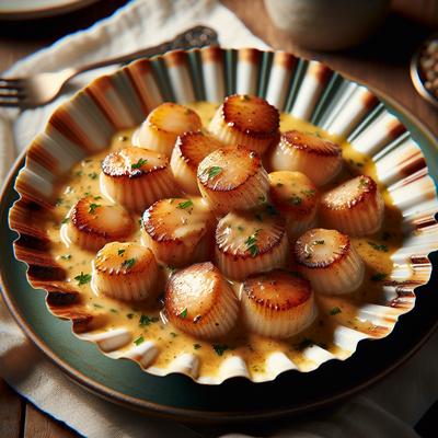 Image of Scallops Newburg
