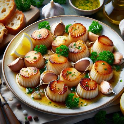 Image of Scallops Scampi Style