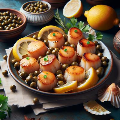 Image of Scallops with Lemon Capers