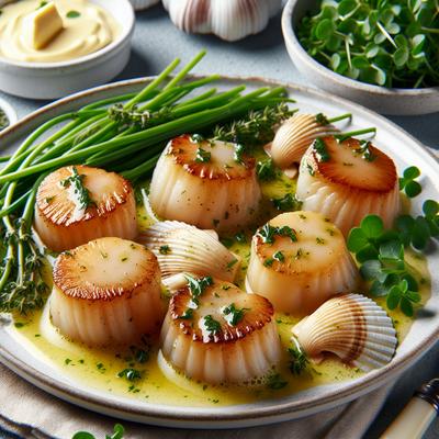 Image of Scallops with Tarragon Butter