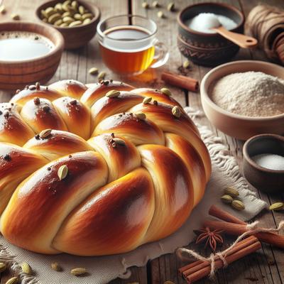 Image of Scandinavian Cardamom Coffeebread Pulla