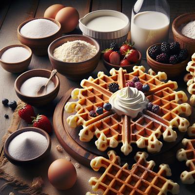 Image of Scandinavian Cream Waffles