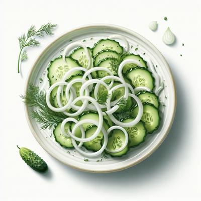 Image of Scandinavian Cucumber Salad Recipe