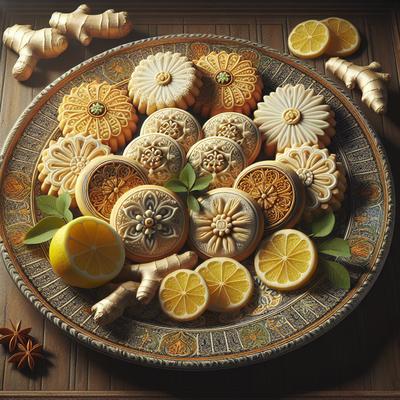 Image of Scandinavian Ginger Citron Cookies