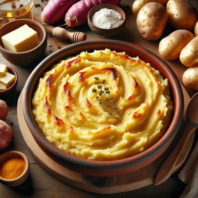 Image of Scandinavian Mashed Potato and Rutabaga Casserole