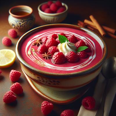 Image of Scandinavian Raspberry Soup