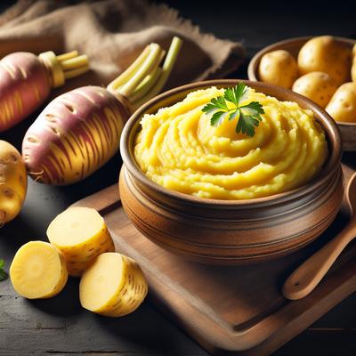 Image of Scandinavian Rotmos Side Dish with Rutabagas and Potatoes