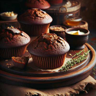 Image of Scandinavian Rye Muffins
