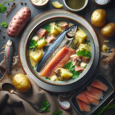 Image of Scarfies Smoked Fish Chowder