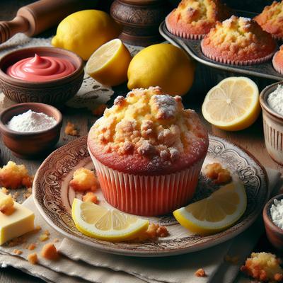 Image of Scarlet's Lemon Crumb Muffins