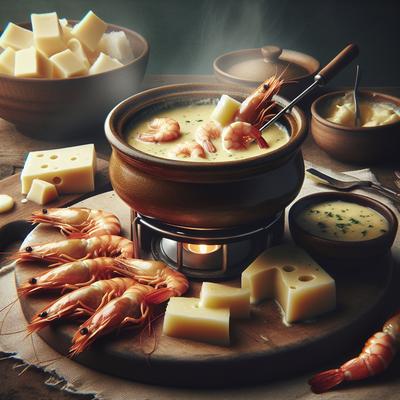 Image of Scarlett's Crock Pot Cheese and Prawn Fondue 2 Die 4