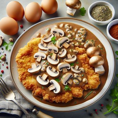 Image of Schnitzel with Mushroom Sauce