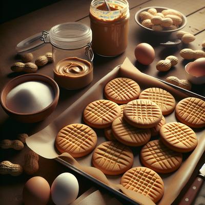 Image of School Cafeteria Peanut Butter Cookies
