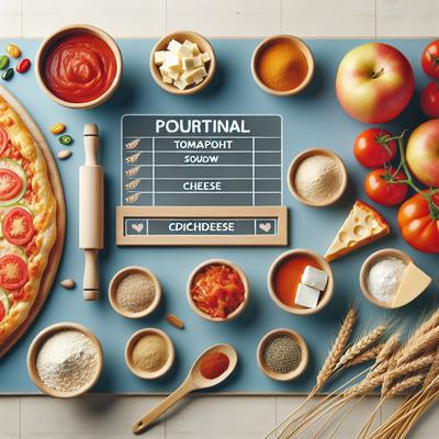 Image of School Cafeteria Pourable Pizza Crust