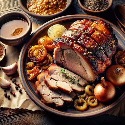 Image of Schweinebraten German Style Roast Pork