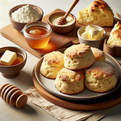Image of Scones with Honey Butter