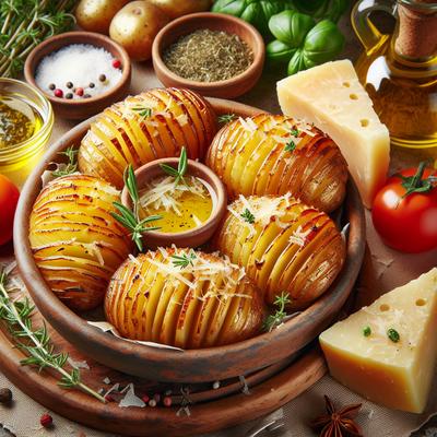 Image of Scored Parmesan Potatoes