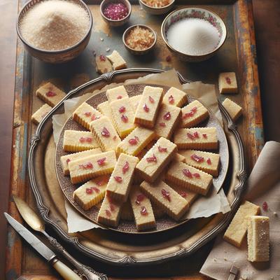 Image of Scotch Shortbread Uses Rice Flour and Berry Sugar