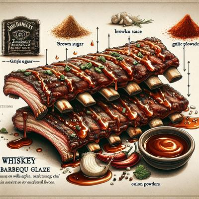 Image of Scott Hibb's Amazing Whiskey Grilled Baby Back Ribs