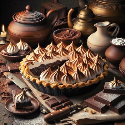 Image of Scott Peacock's Chocolate Meringue Pie