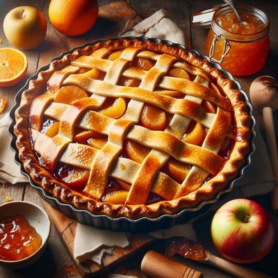 Image of Scottish Apple Orange Marmalade Pie