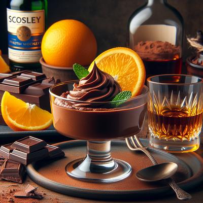 Image of Scottish Chocolate and Orange Mousse with Whiskey