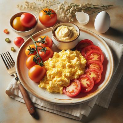 Image of Scrambled Egg and Tomato