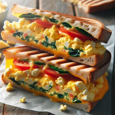 Image of Scrambled Egg Breakfast Panini