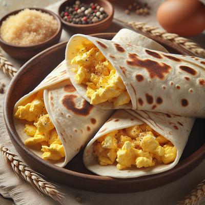 Image of Scrambled Egg Tortilla Wraps Aust Ww 5 5 Pts