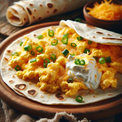 Image of Scrambled Egg Tortillas