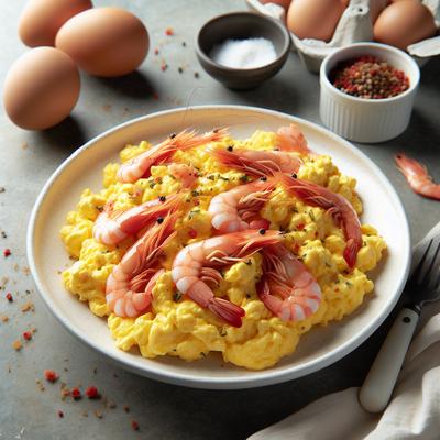 Image of Scrambled Egg with Shrimp