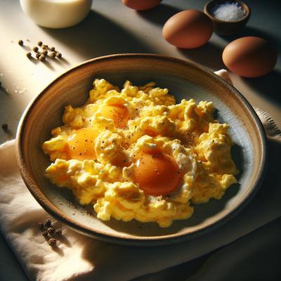 Image of Scrambled Eggs Not Runny Not Watery Hard Scrambled Eggs