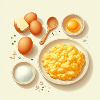 Image of Scrambled Eggs with Flavor