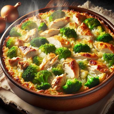 Image of Scratch Chicken Rice and Broccoli Casserole