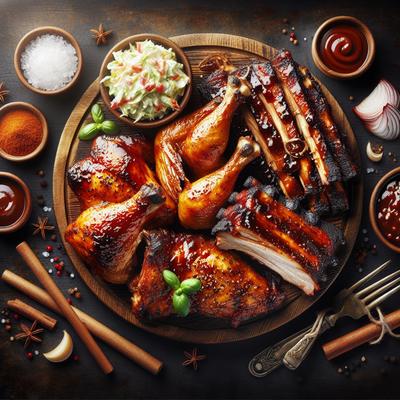 Image of Scrumptious Barbecue Chicken or Spareribs