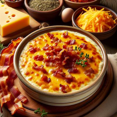 Image of Scrumptious Hot Cheesy Bacon Dip