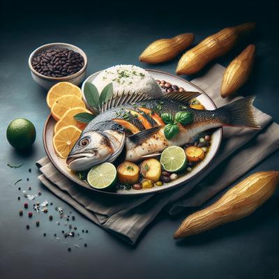 Image of Sea Bass Cuban Style