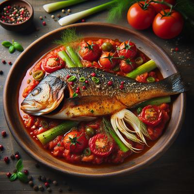 Image of Sea Bass in Tomato Fennel Sauce
